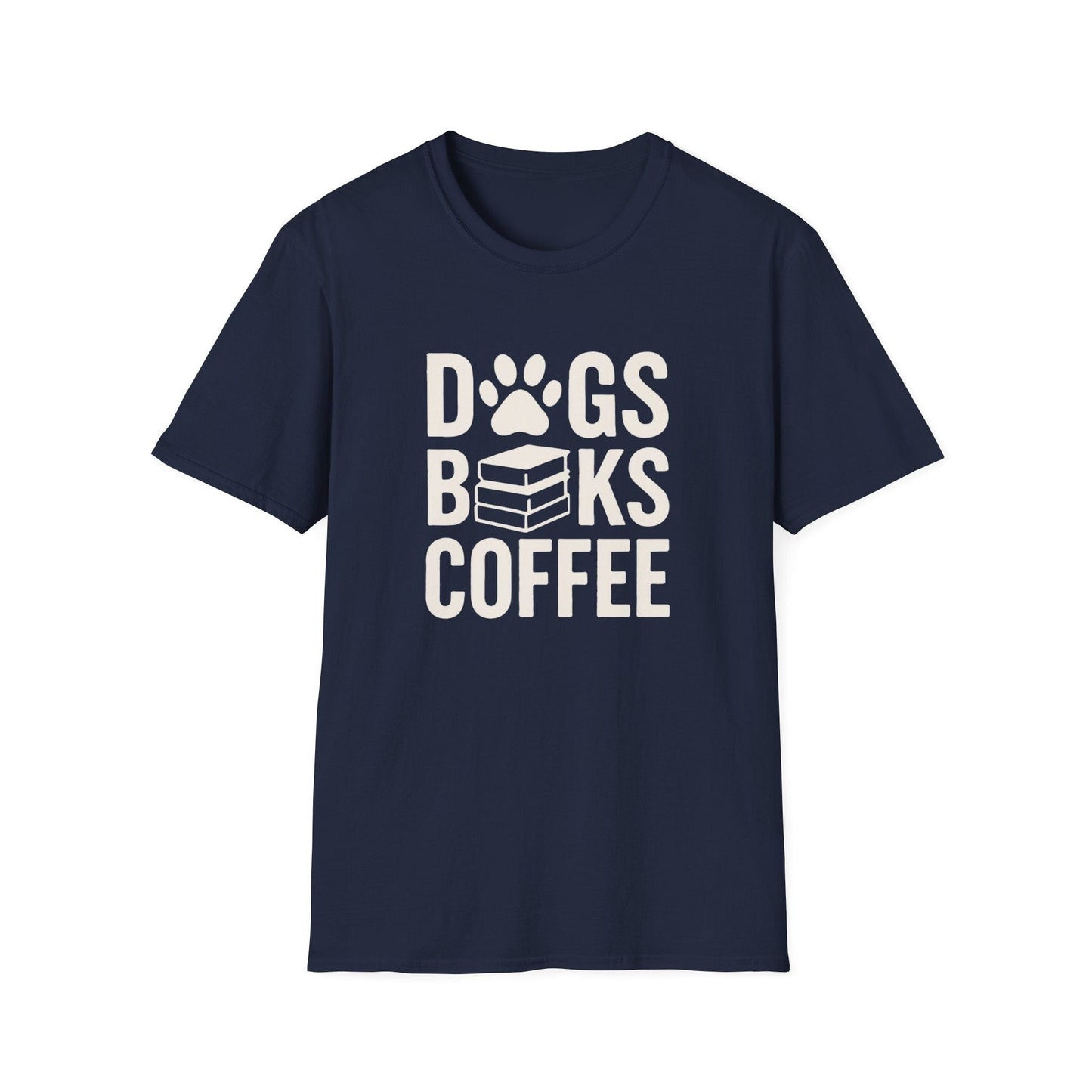 Dogs, Books, Coffee Tee