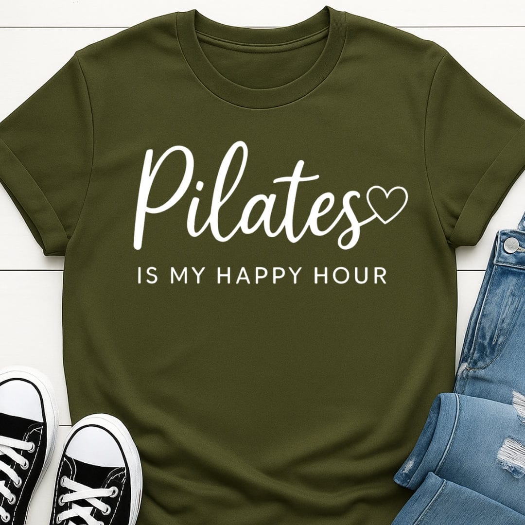Pilates Is My Happy Hour Tee
