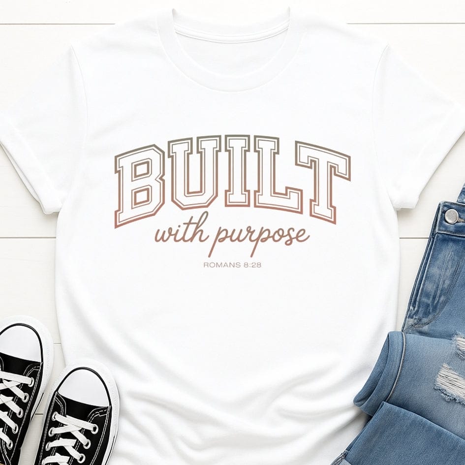 Built With Purpose Christian Tee