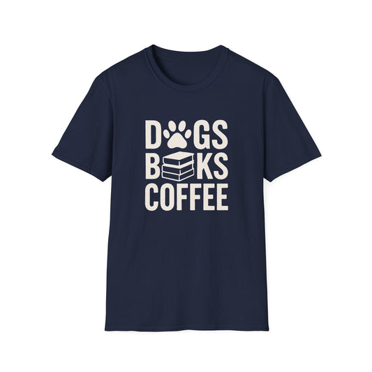 Dogs, Books, Coffee Tee