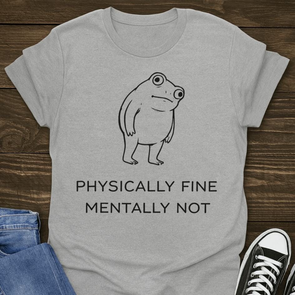 Physically Fine Mentally Not T-shirt