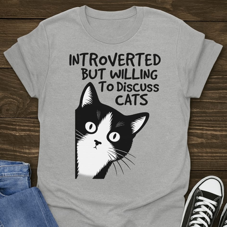 Introverted Cat T-shirt