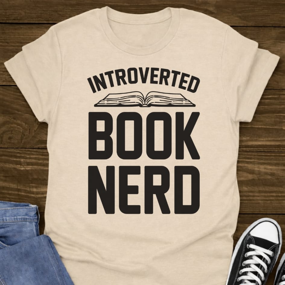 Introverted Book Nerd Tee
