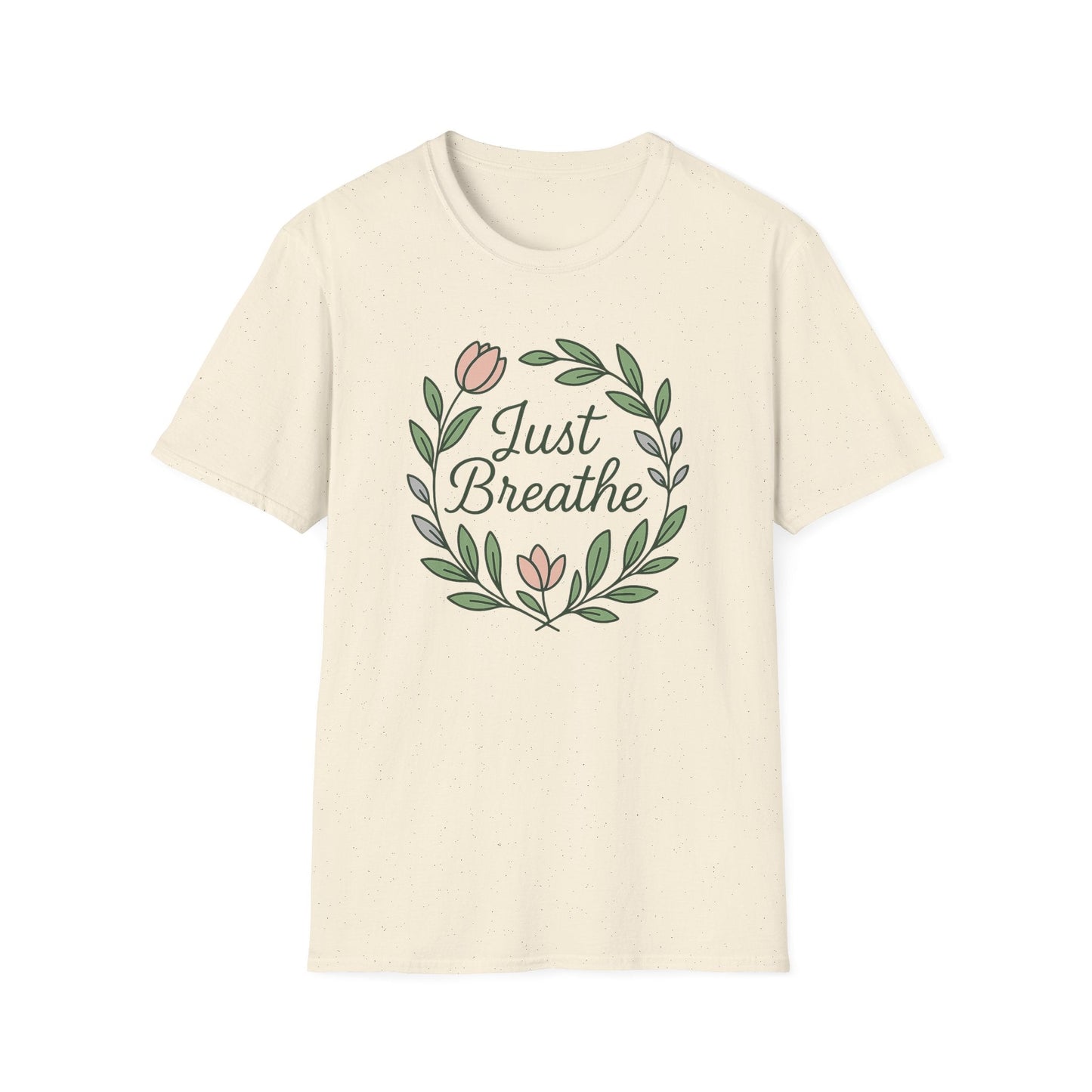 Just Breathe Flower Tee