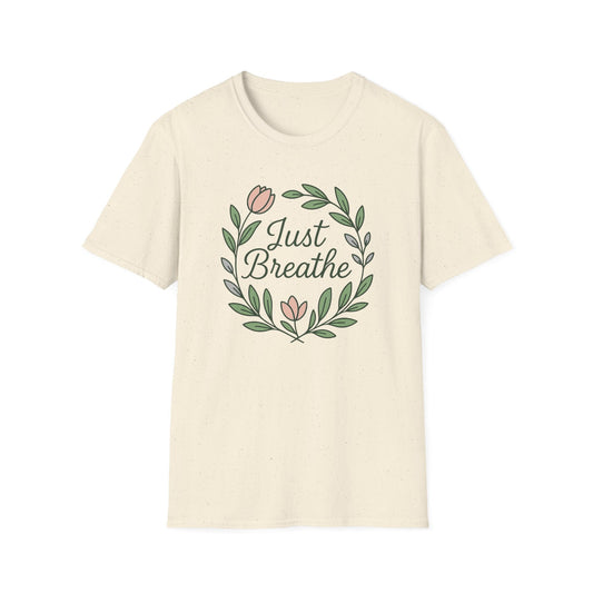 Just Breathe Flower Tee