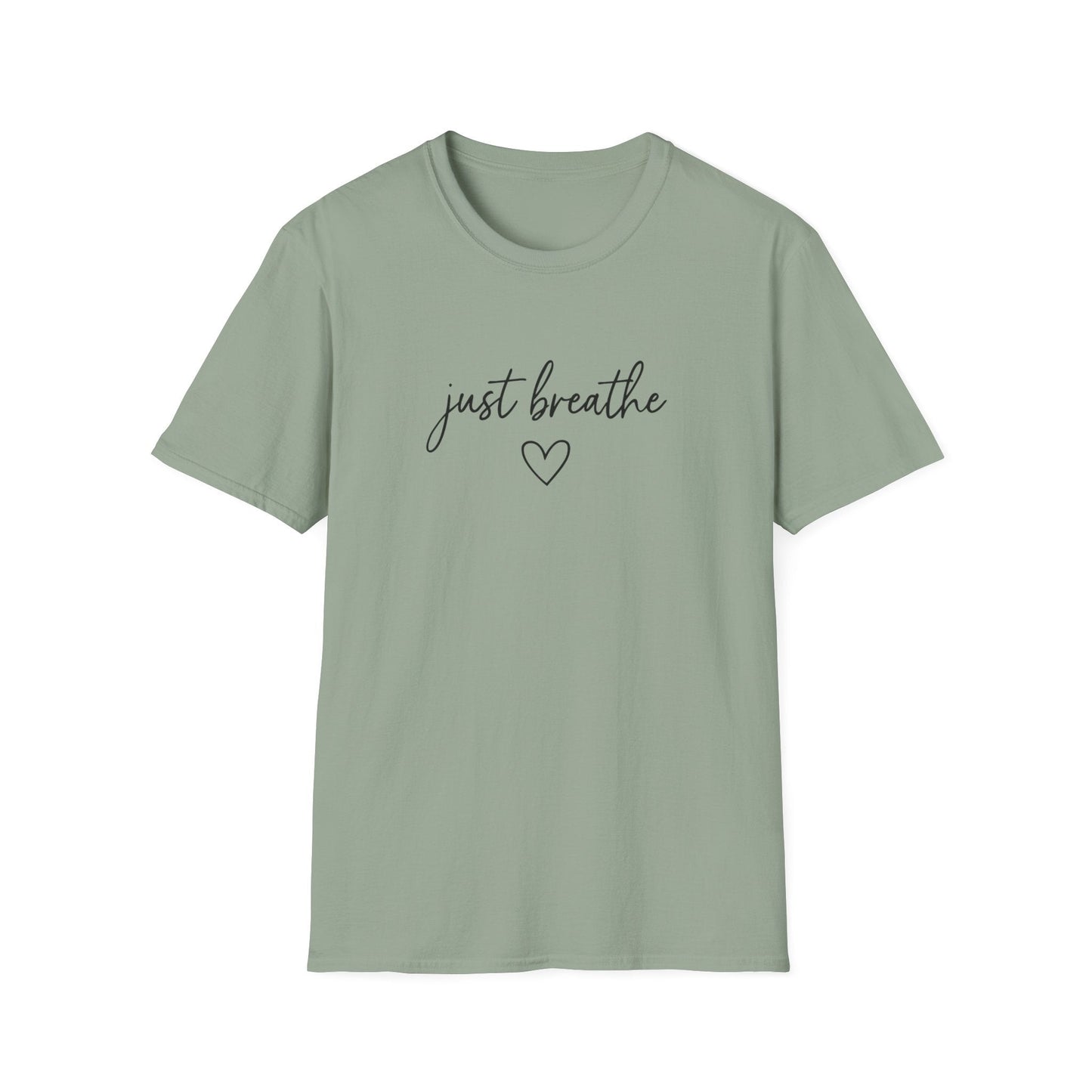 Just Breathe Heart Tee