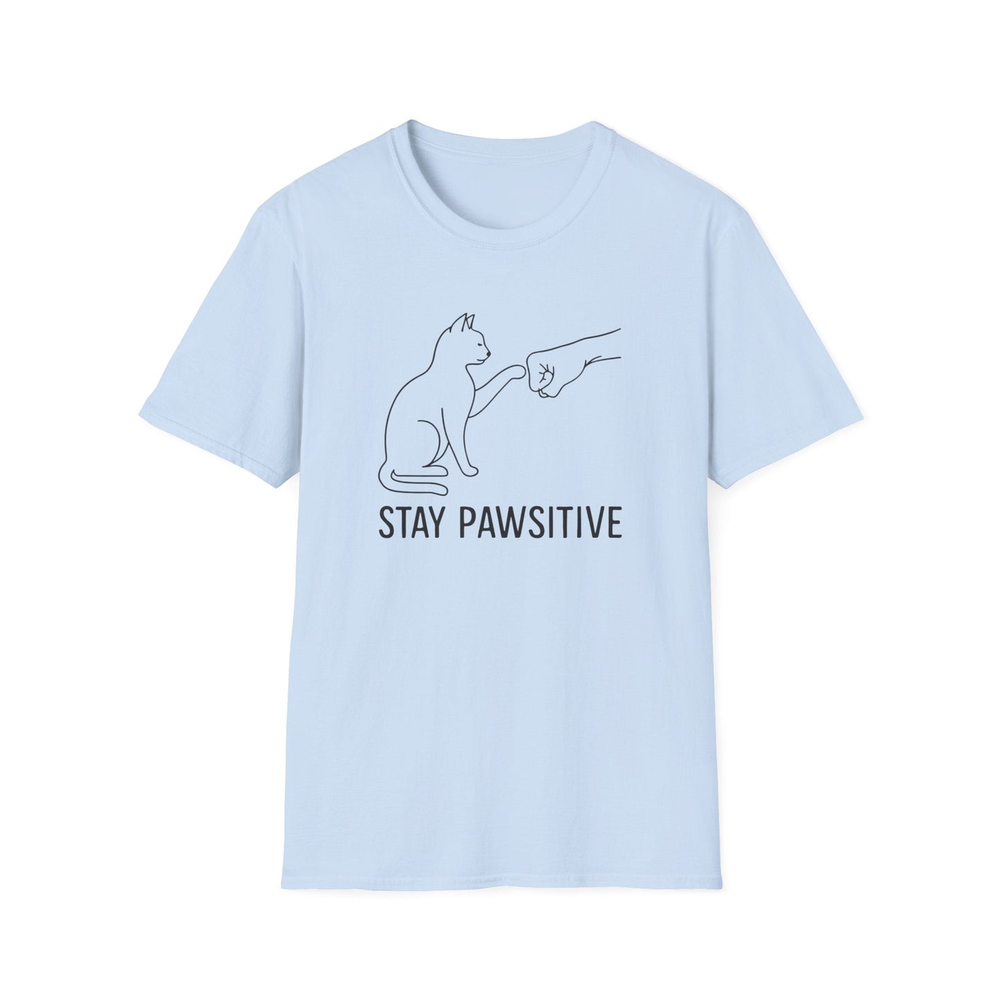 Stay Pawsitive Cat Tee