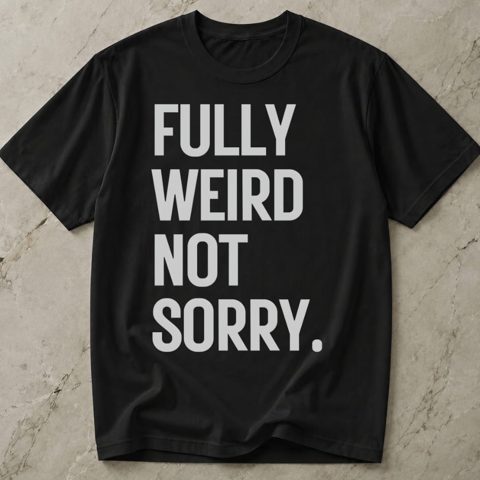 Fully Weird Not Sorry T-shirt