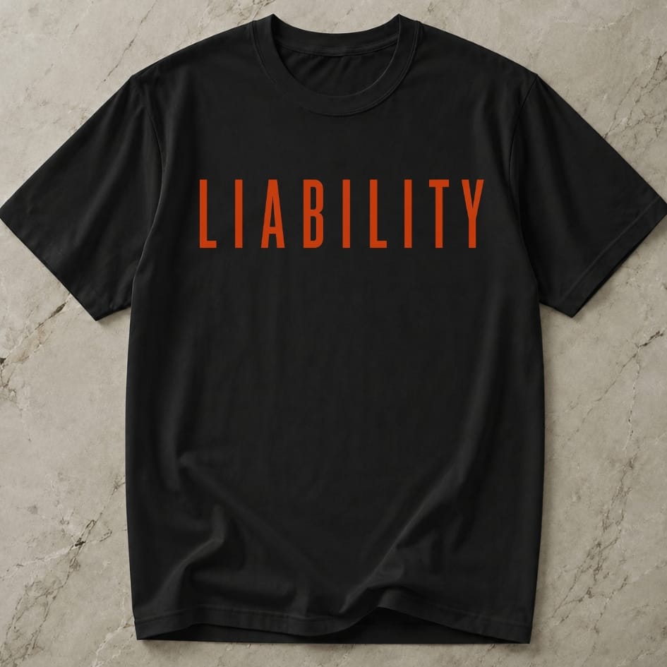 Liability Red Design T-shirt