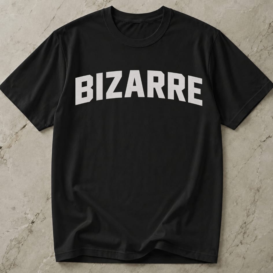 Bizarre White Design T-shirt