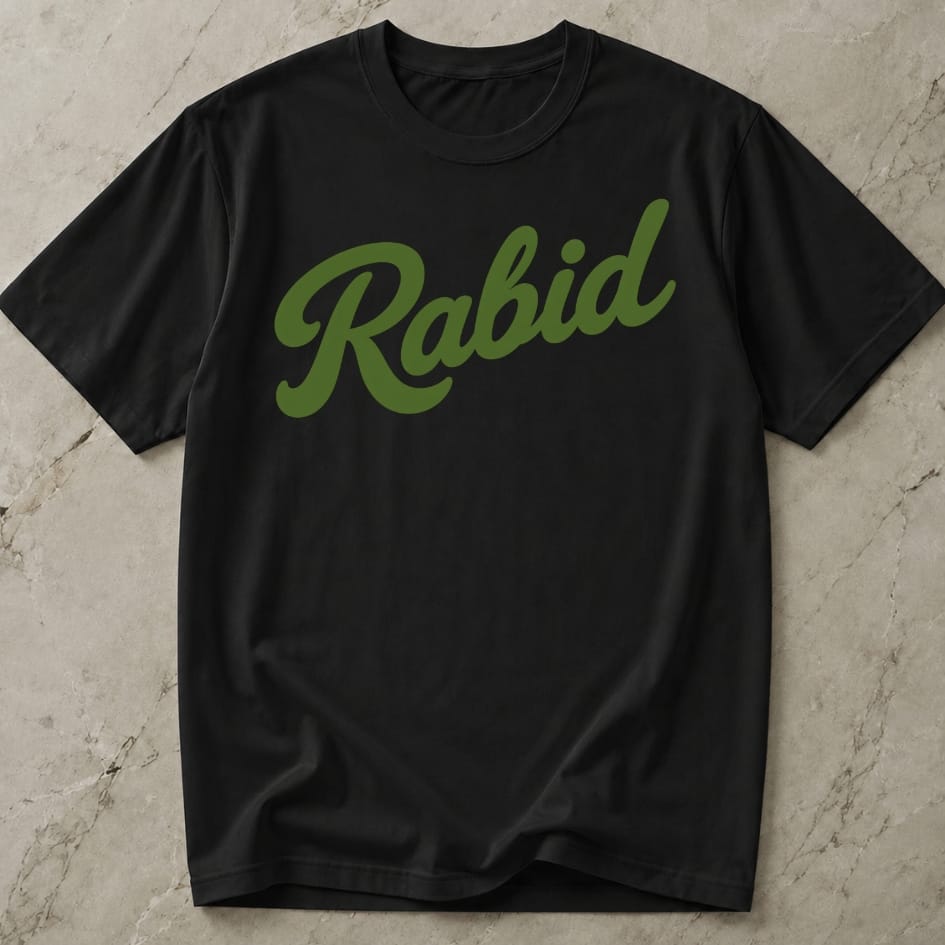 Rabid Green Design T-shirt