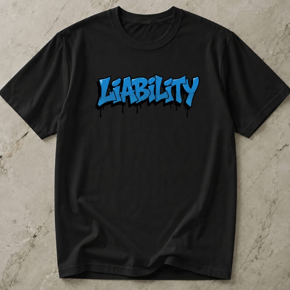 Liability Blue Design Tee
