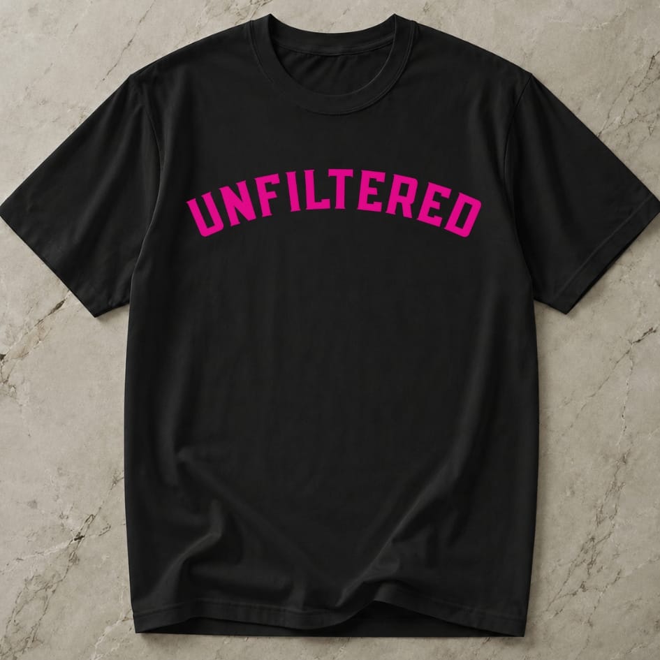 Unfiltered Pink Design Tee