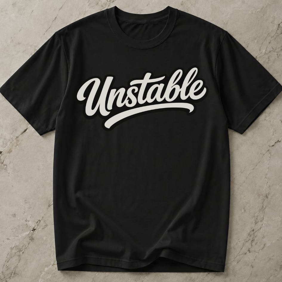 Unstable Script T-shirt