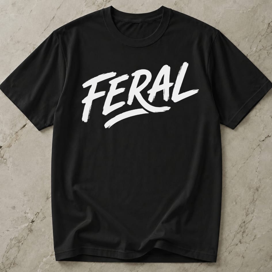 Feral Script T-shirt