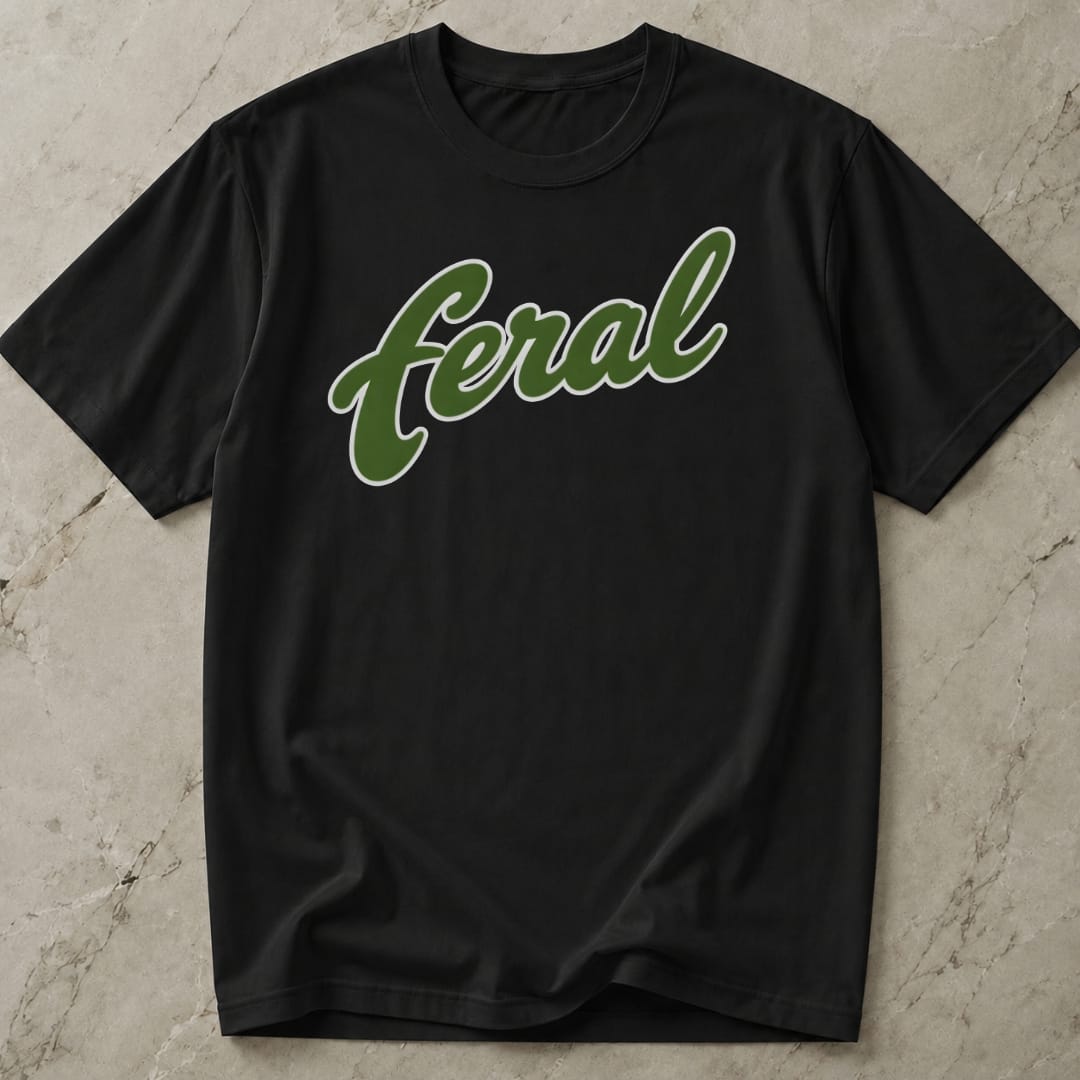 Feral Slogan T-shirt
