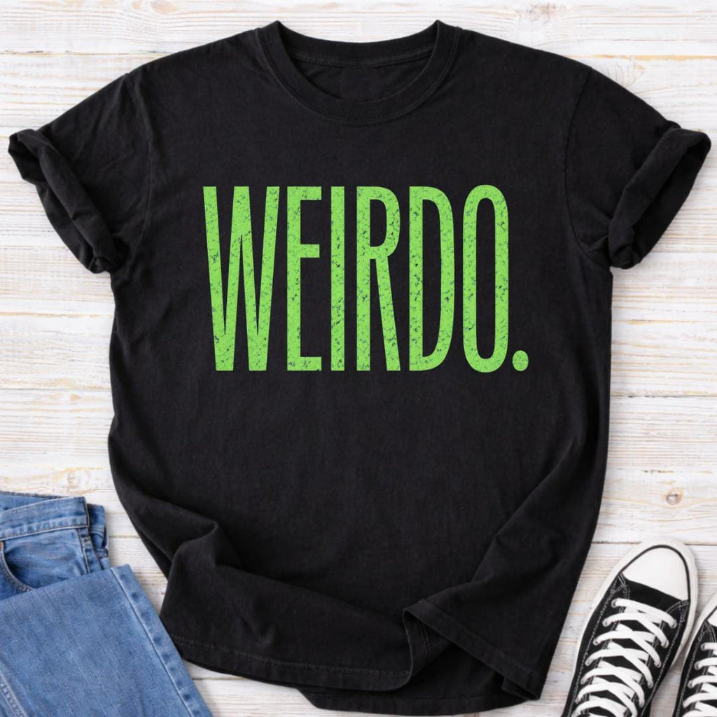 Weirdo Slogan Premium Comfort Tee