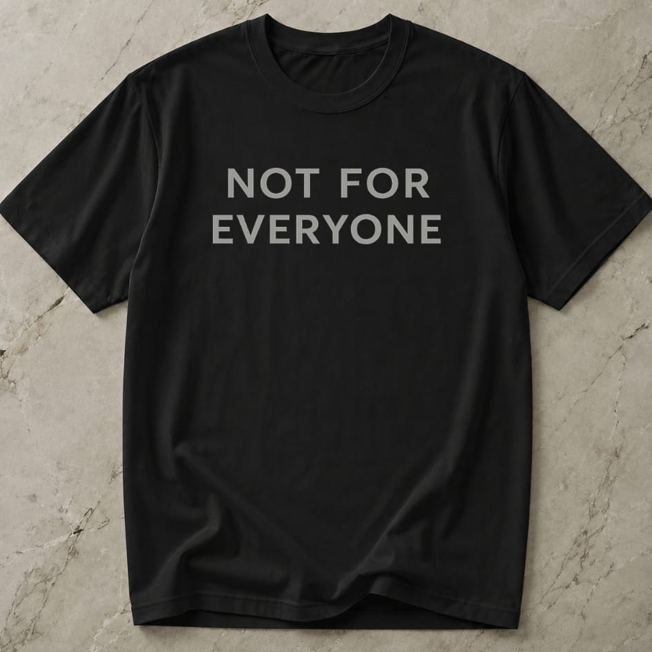 Not For Everyone T-shirt
