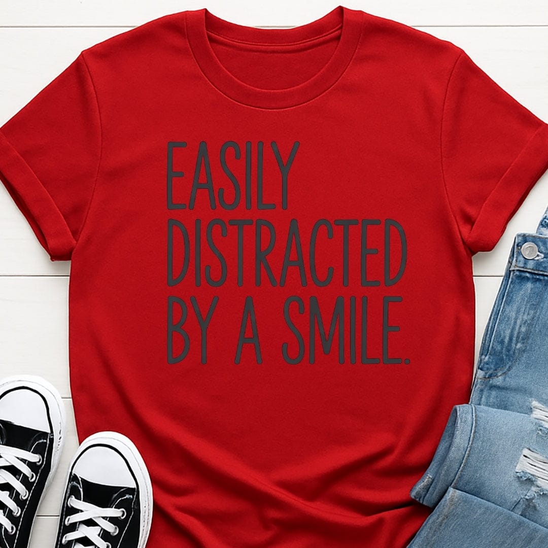 Easily Distracted By A Smile Tee