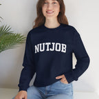 Nutjob White Design Sweatshirt
