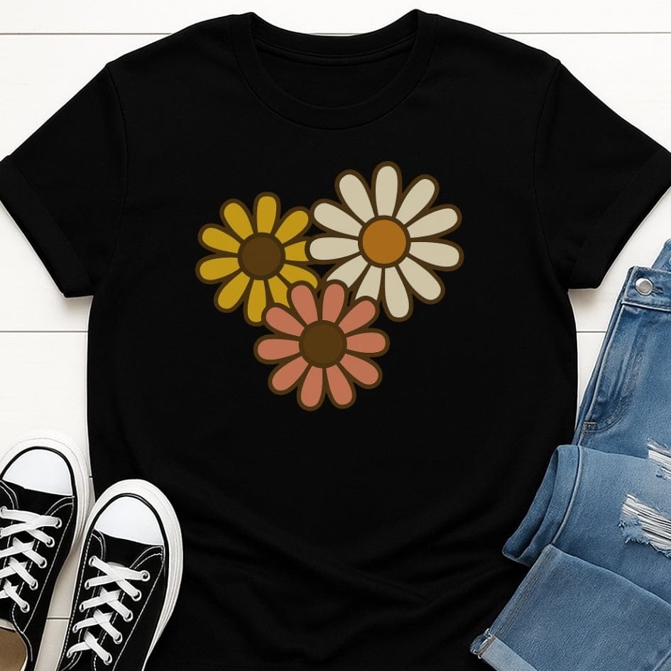 Three Flowers Tee