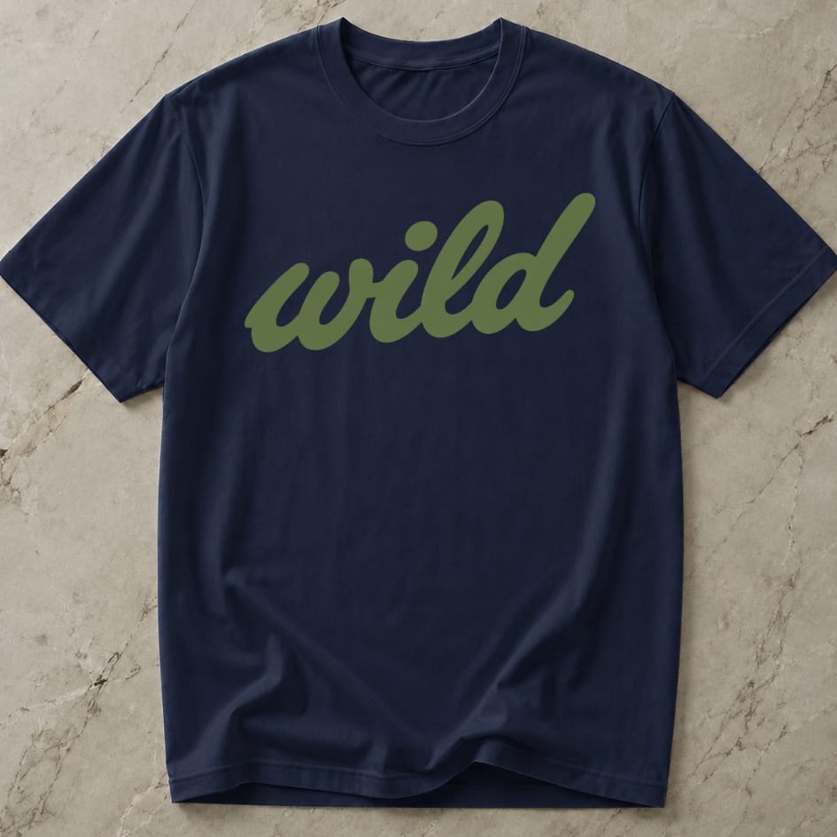 Wild Green Design T-shirt