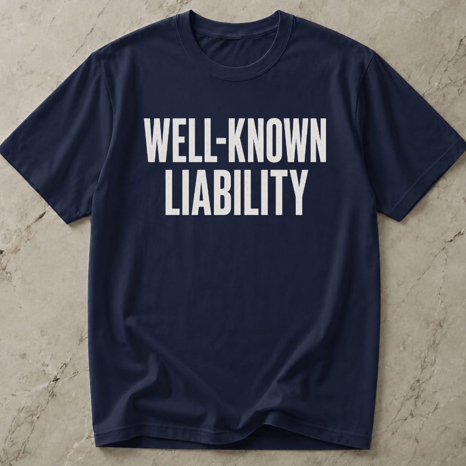 Well-known Liability T-shirt