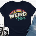 Weird Vibes Slogan T-shirt