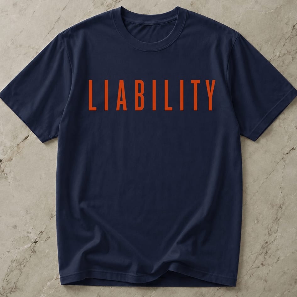 Liability Red Design T-shirt