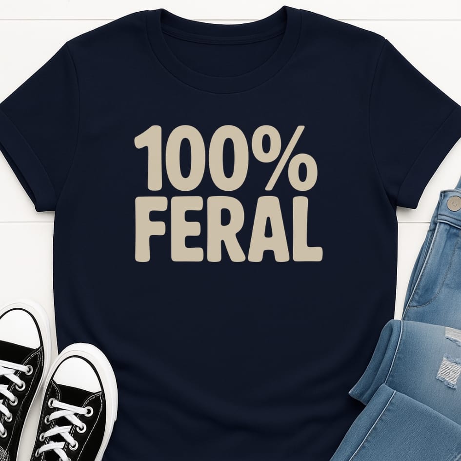 100% Feral T-shirt