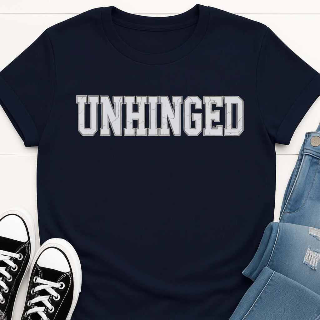 Unhinged White Design T-shirt
