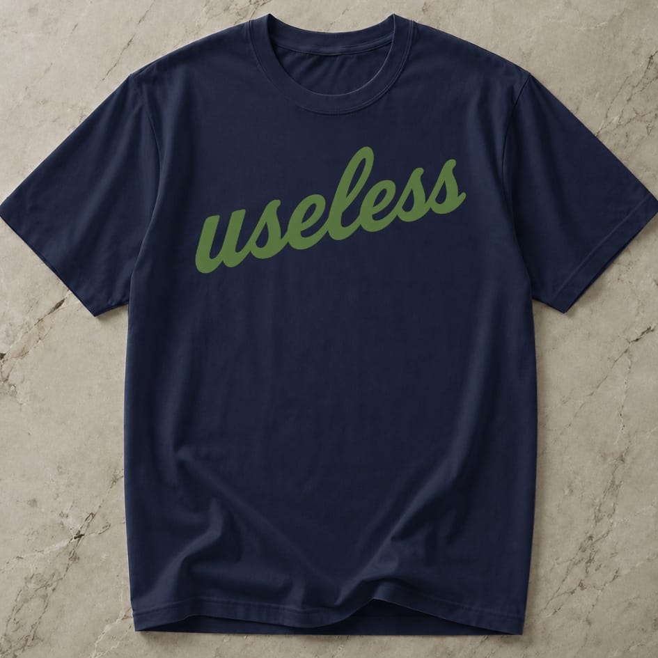 Useless Green Design T-shirt