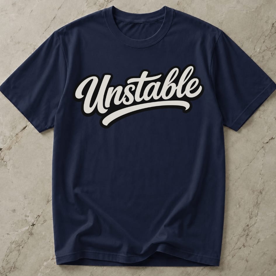 Unstable Script T-shirt