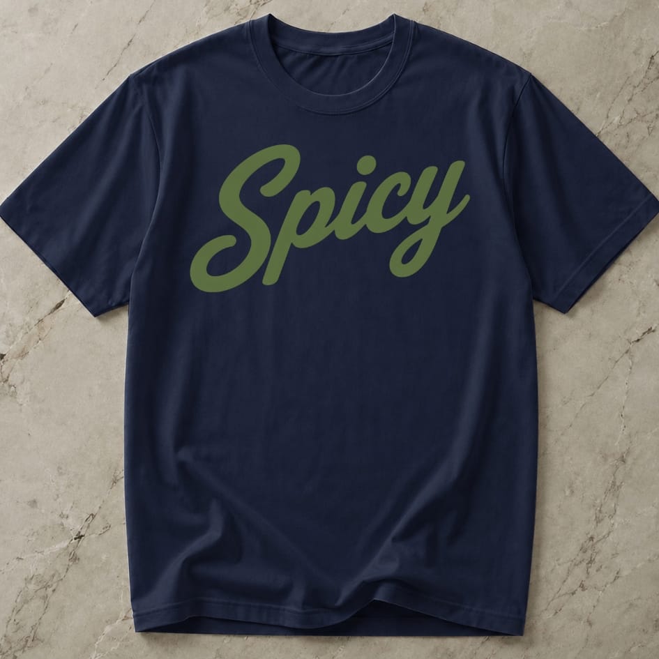 Spicy Green Design T-shirt