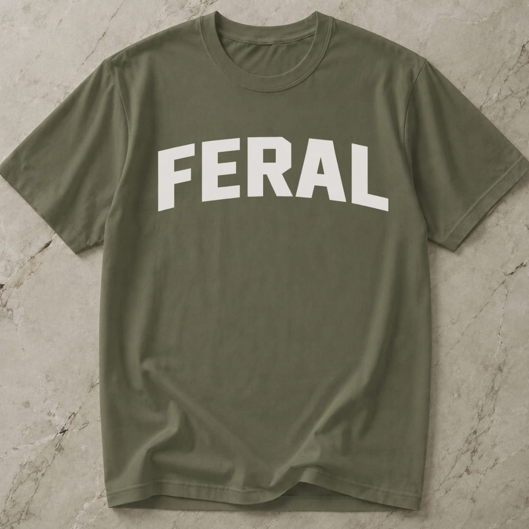 Feral Slogan Tee