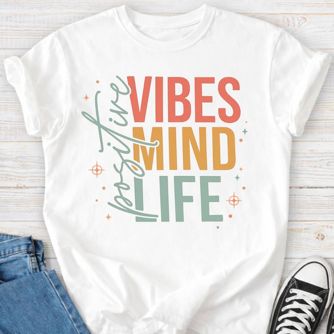 Positive Vibes Premium Comfort Tee