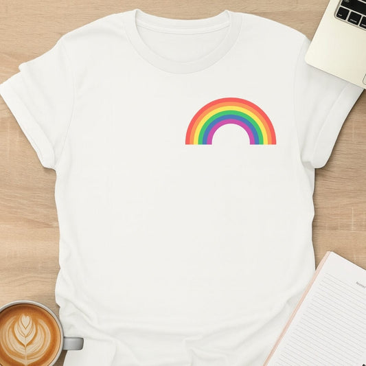 Rainbow Positivity Tee