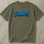 Liability Blue Design Tee