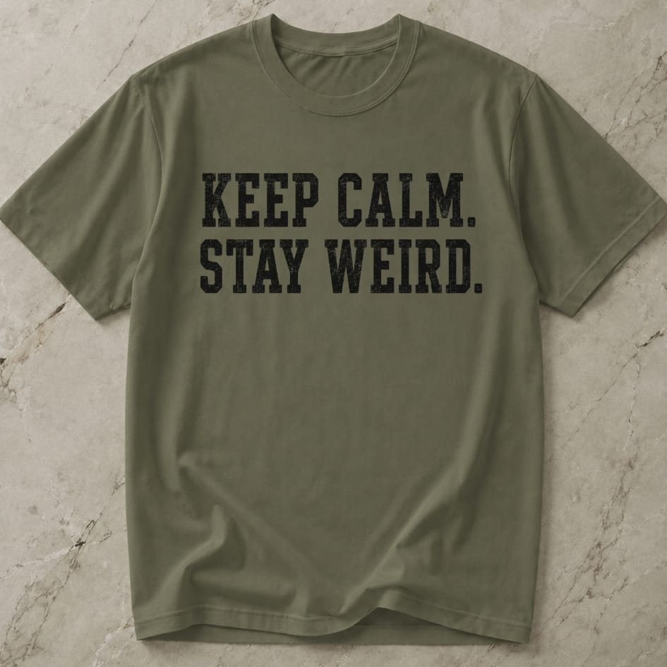 Keep Calm Stay Weird T-shirt