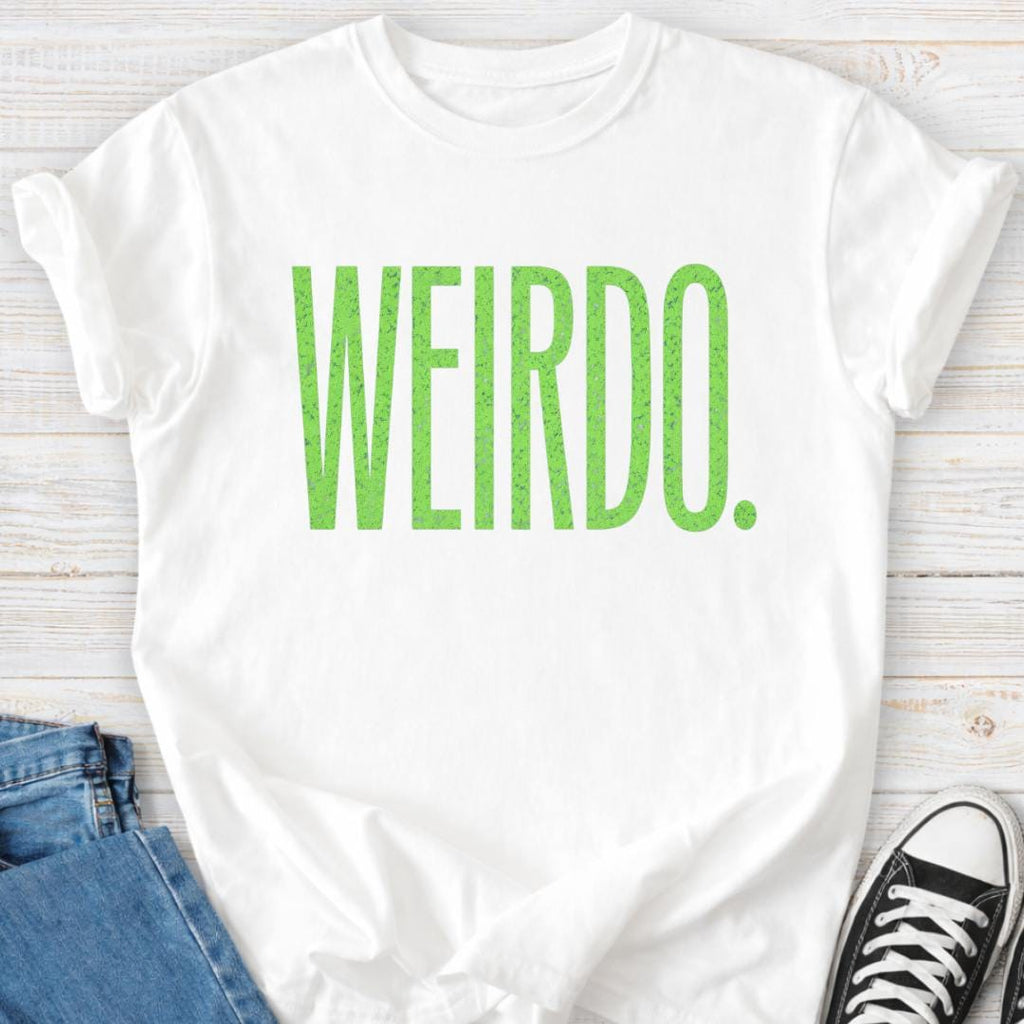 Weirdo Slogan Premium Comfort Tee