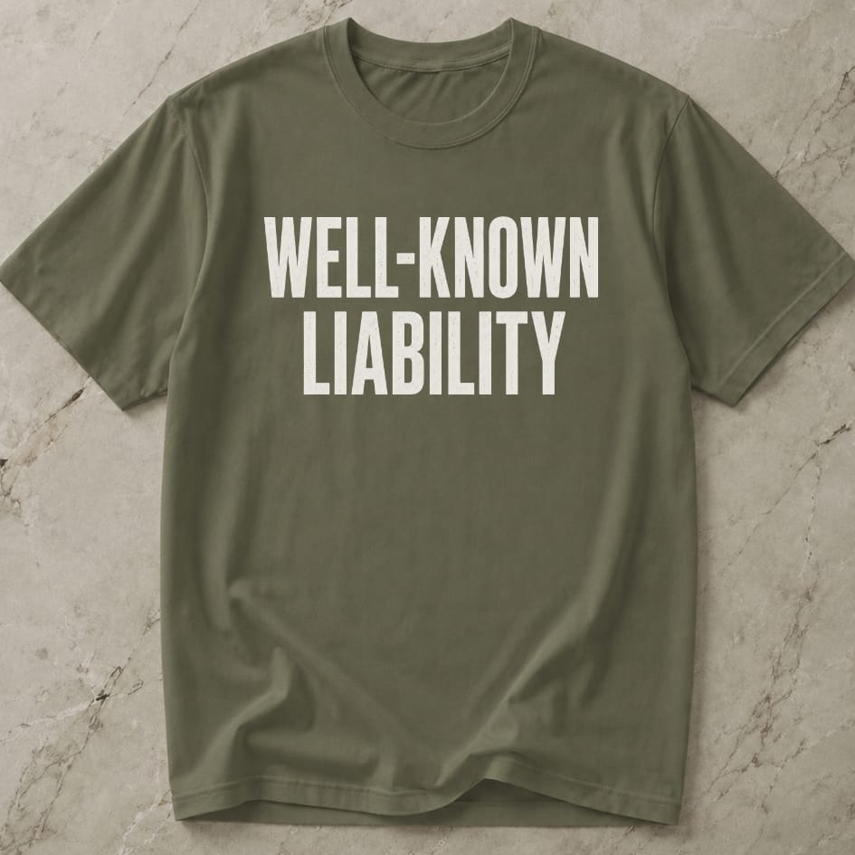 Well-known Liability T-shirt