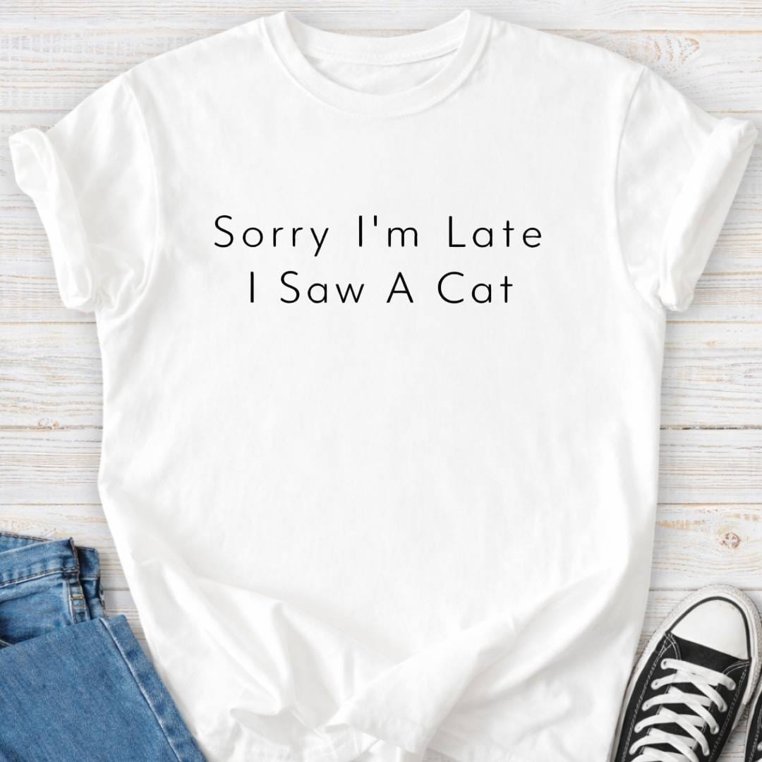 I Saw A Cat Premium Comfort Tee