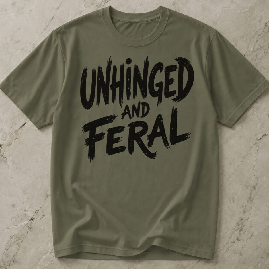 Unhinged And Feral T-shirt