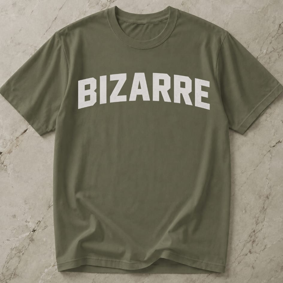 Bizarre White Design T-shirt