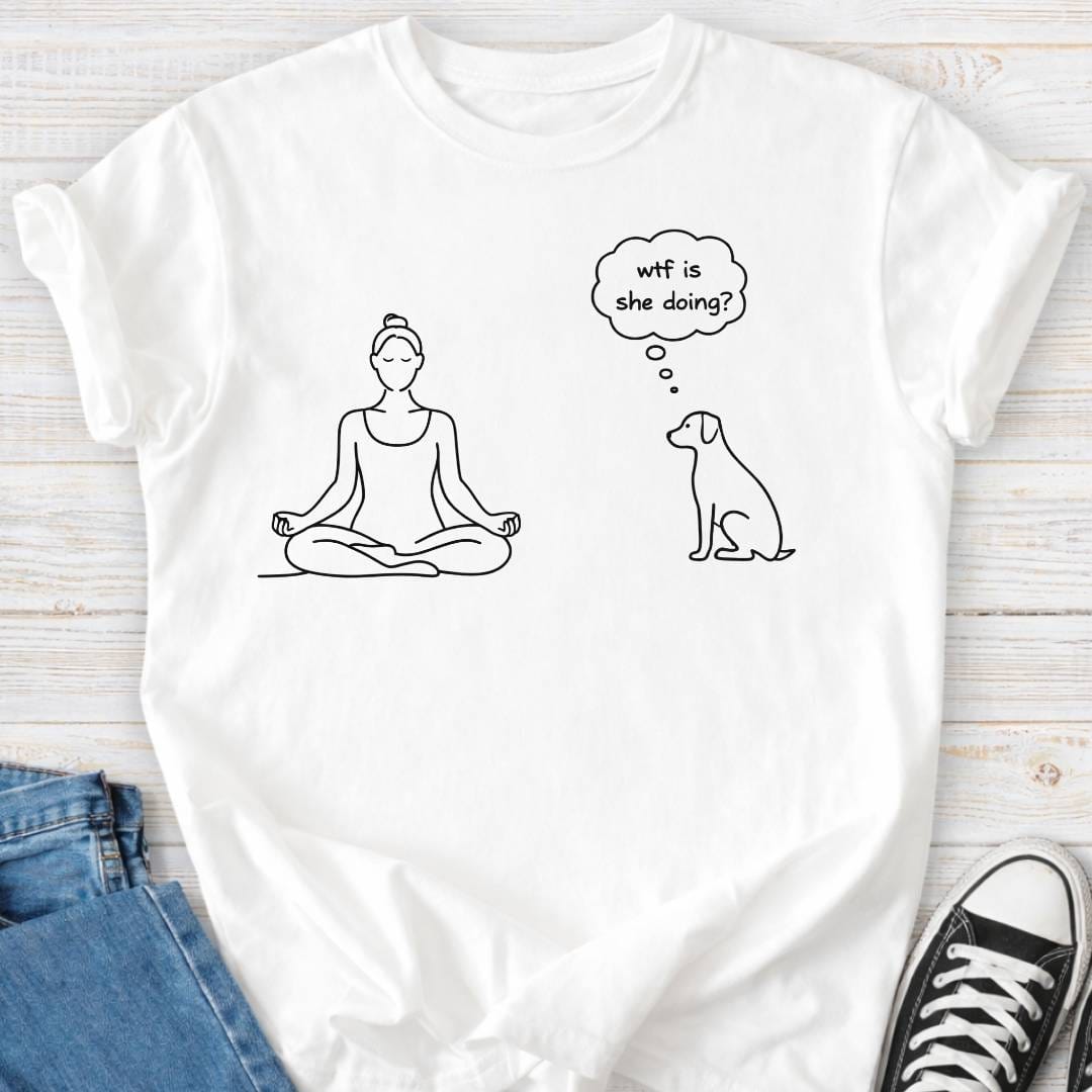 Funny Meditation Premium Comfort Tee