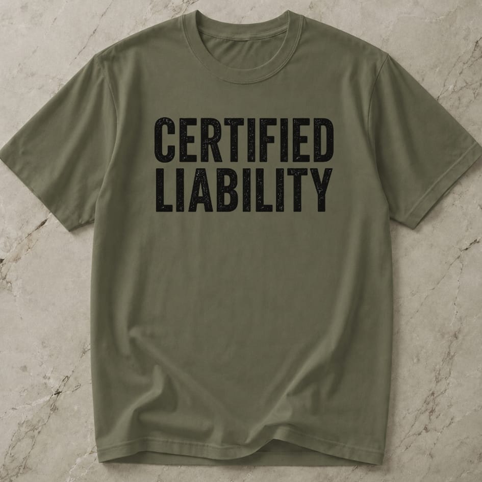 Certified Liability Tee