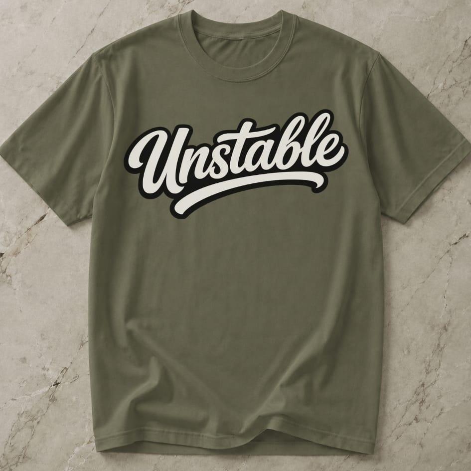 Unstable Script T-shirt