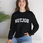 Nutjob White Design Sweatshirt