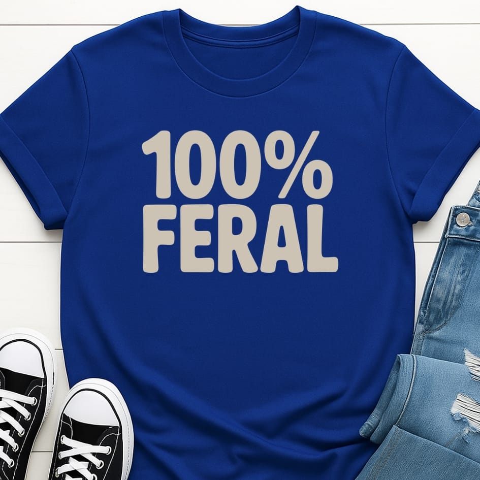100% Feral T-shirt