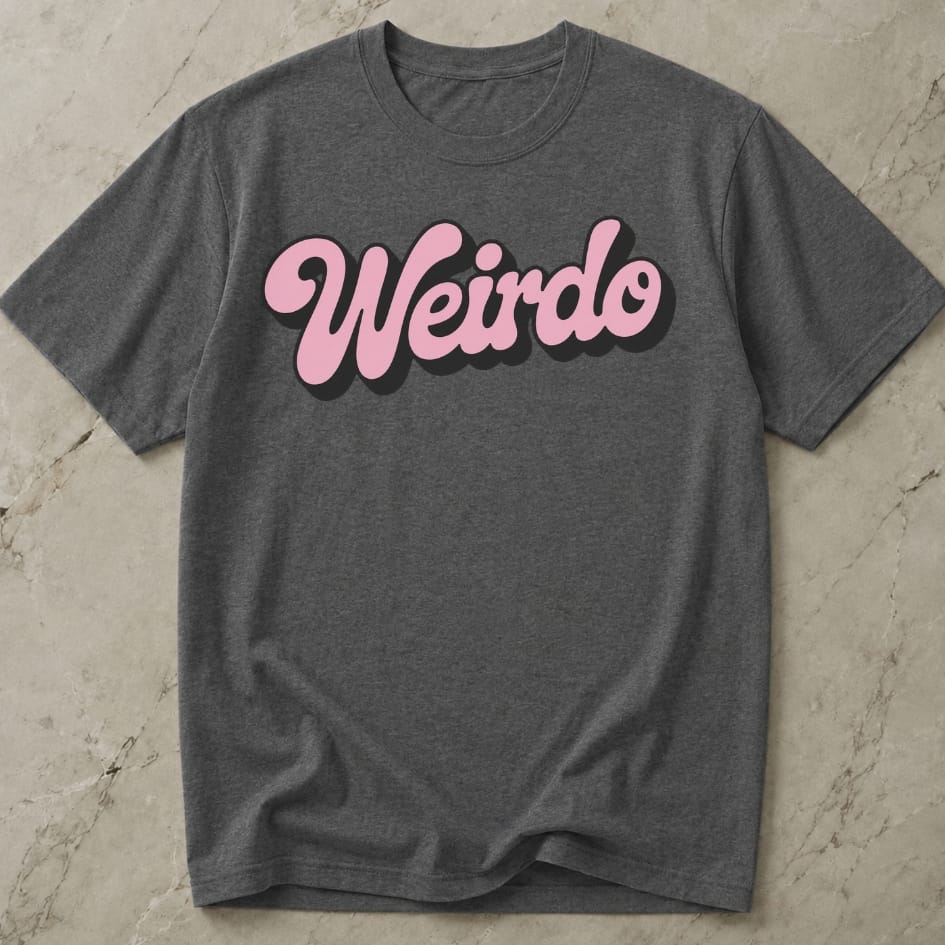 Weirdo Pink Design Tee